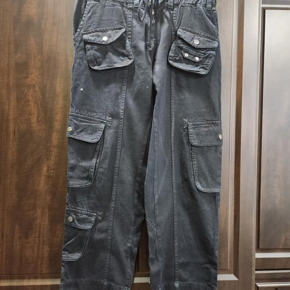 Free People Tahiti Cargo Pant Black XS (Never Worn)